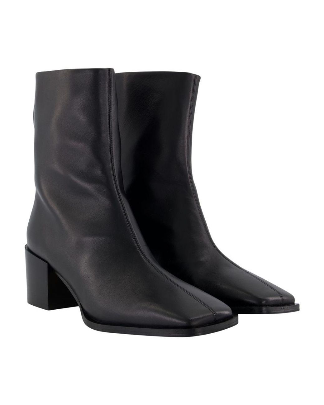 Aeyde Black Amina Ankle Boots