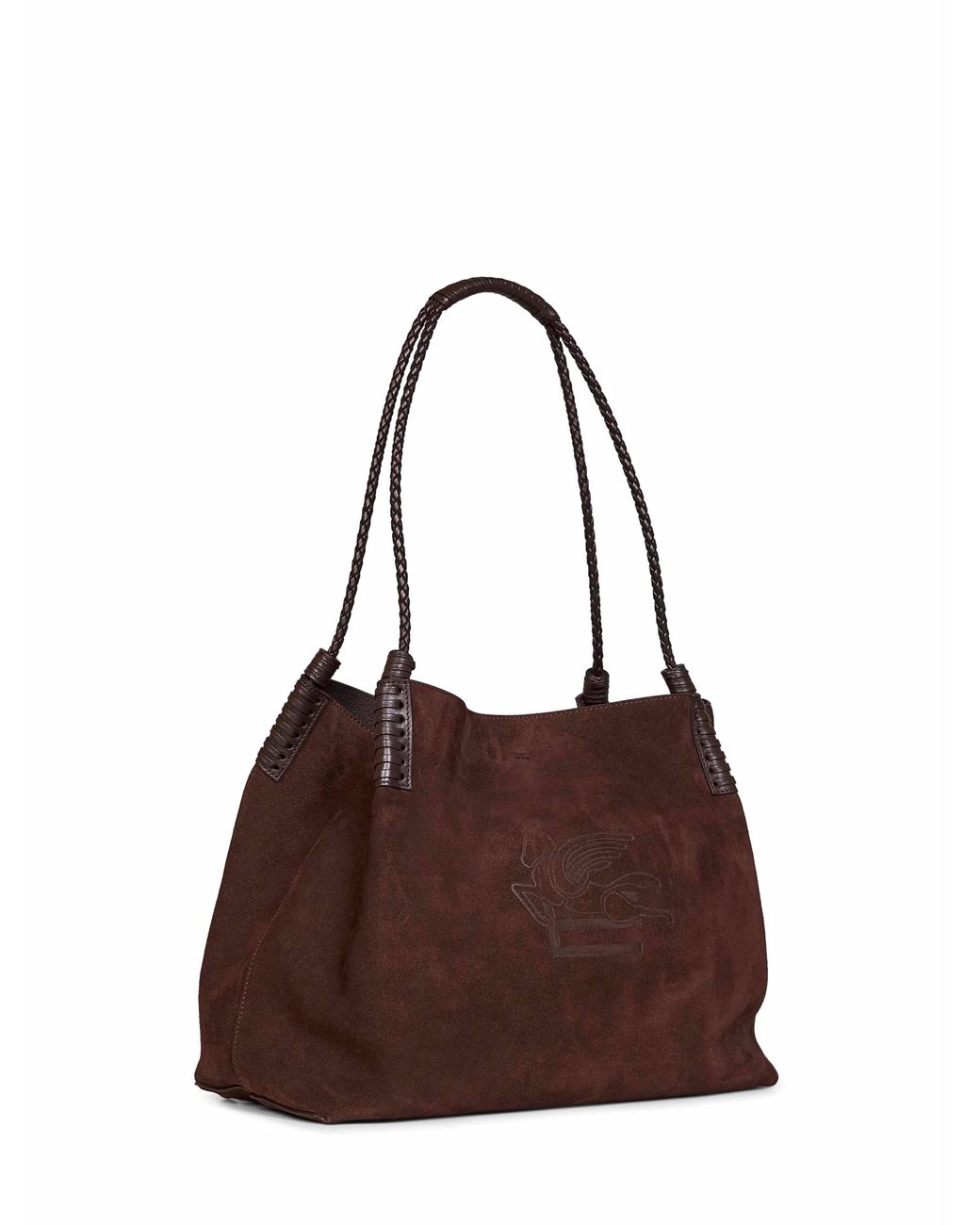 Etro Brown Large Libra Shopping Bag