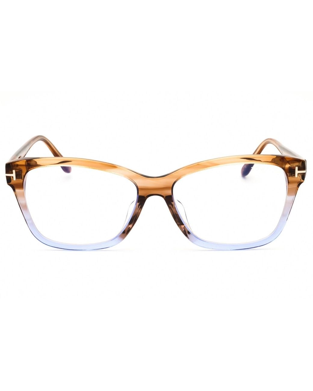 Tom Ford Black Tom Ford Ft5597Fb Cat Eye Acetate Eyeglasses
