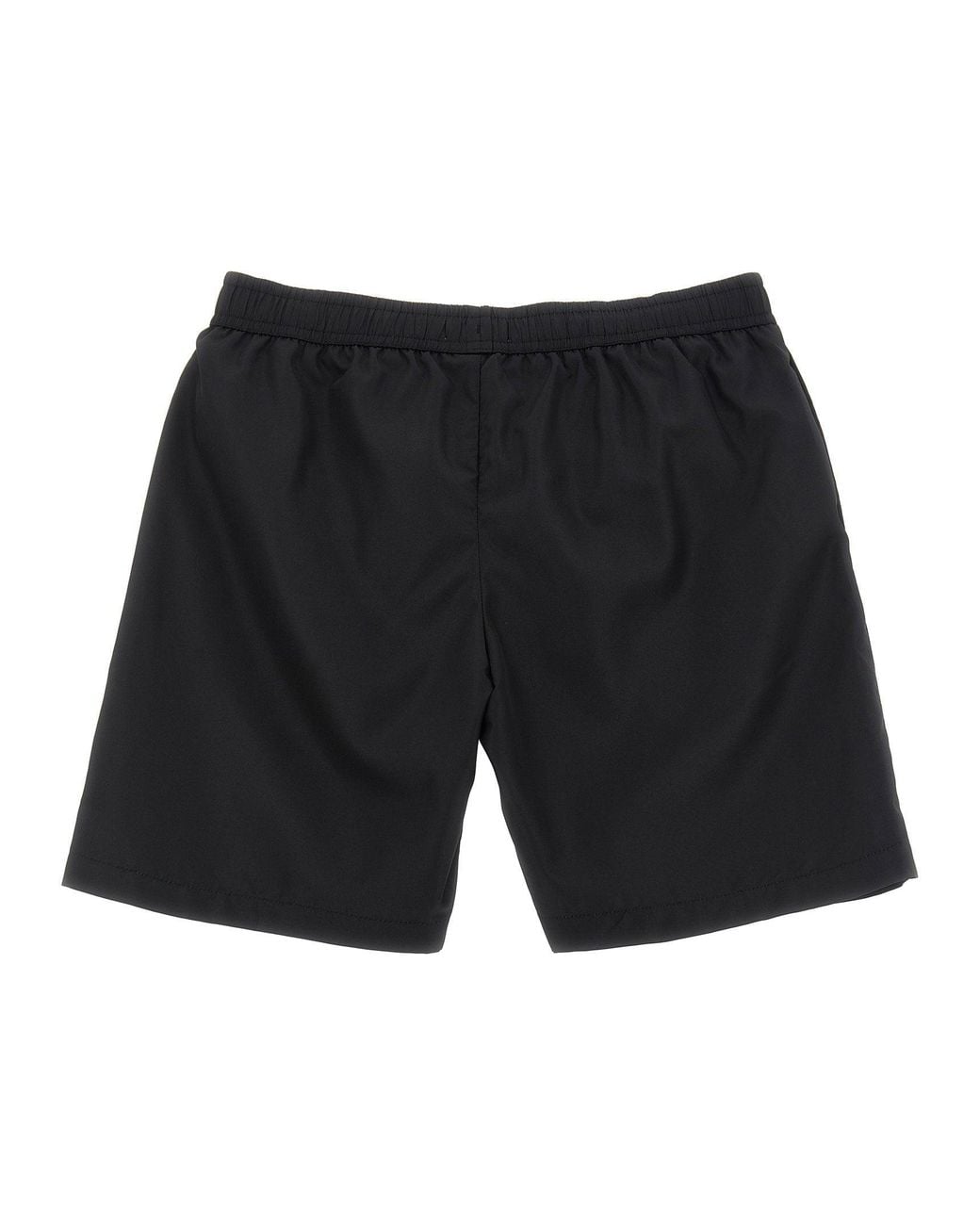 Moschino Black Logo-Print Technical Swim Shorts