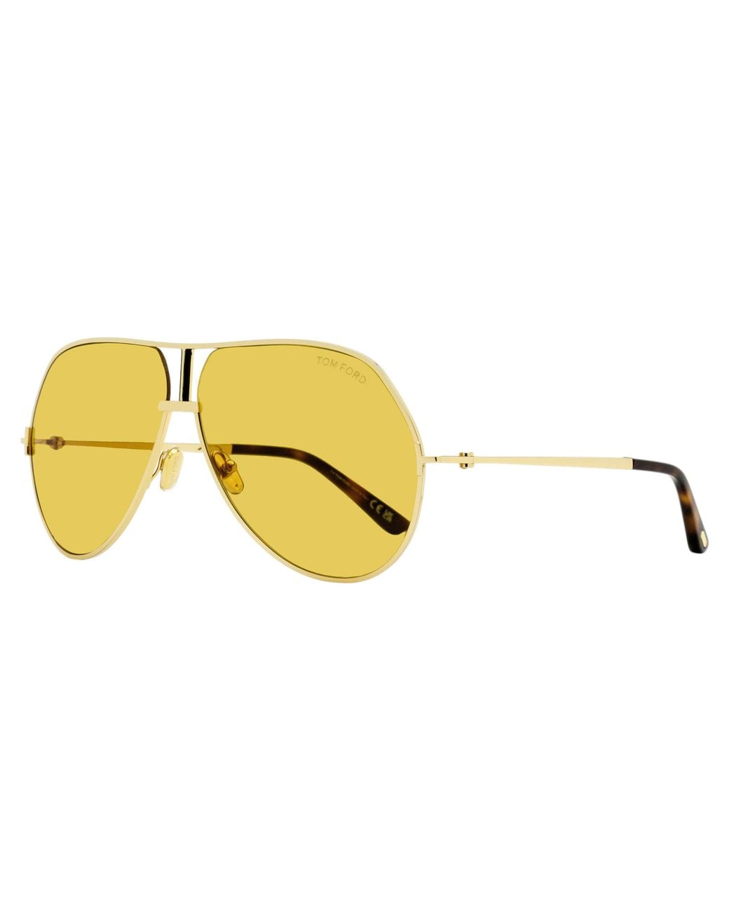 Tom Ford Black Rickie-02 Sunglasses Tf1281 30E-Havana 63Mm Ft1281 Metal/Plastic (Acetate) for men