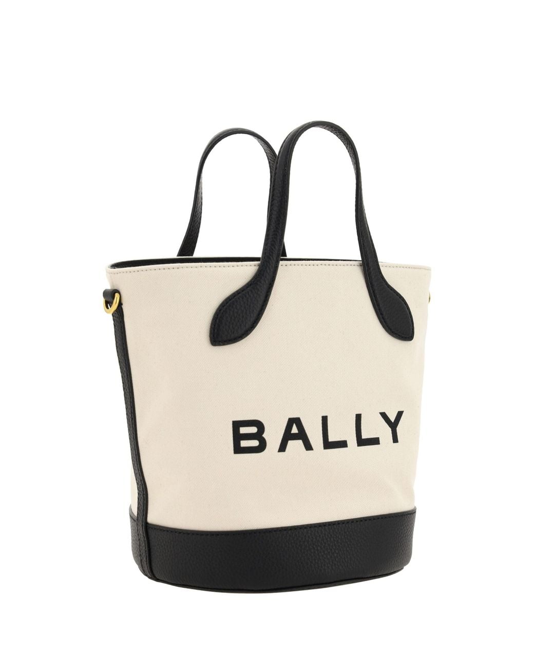 Bally Natural Elegant Monogram Bucket Bag