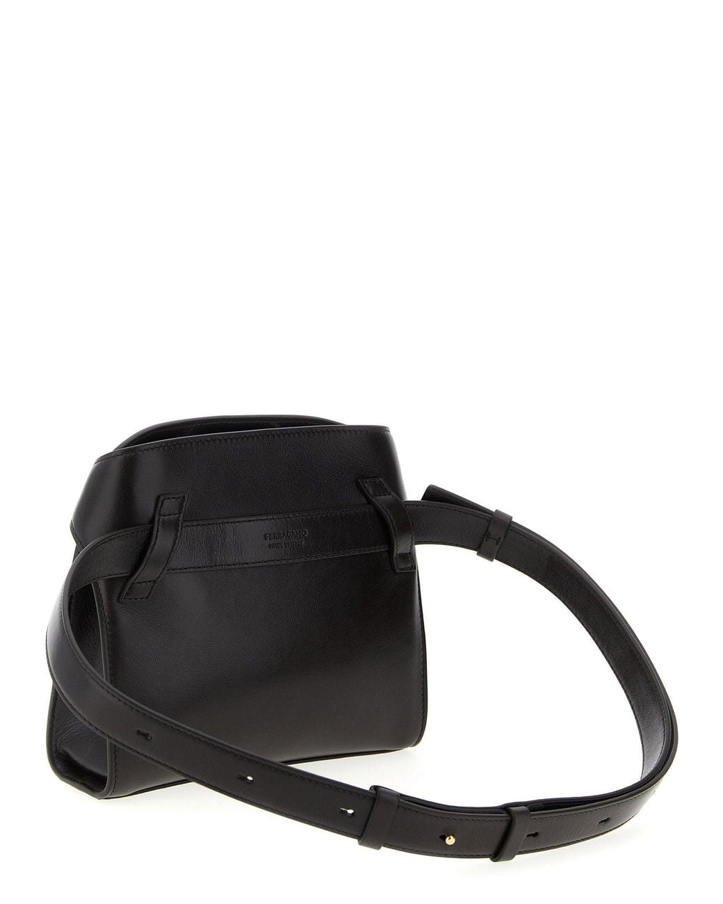 Ferragamo Black Hug Bb S Belt Bag