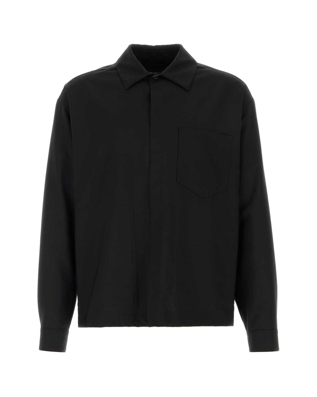 Herno Black Herno Laminar Jacket Shirt Jacket for men