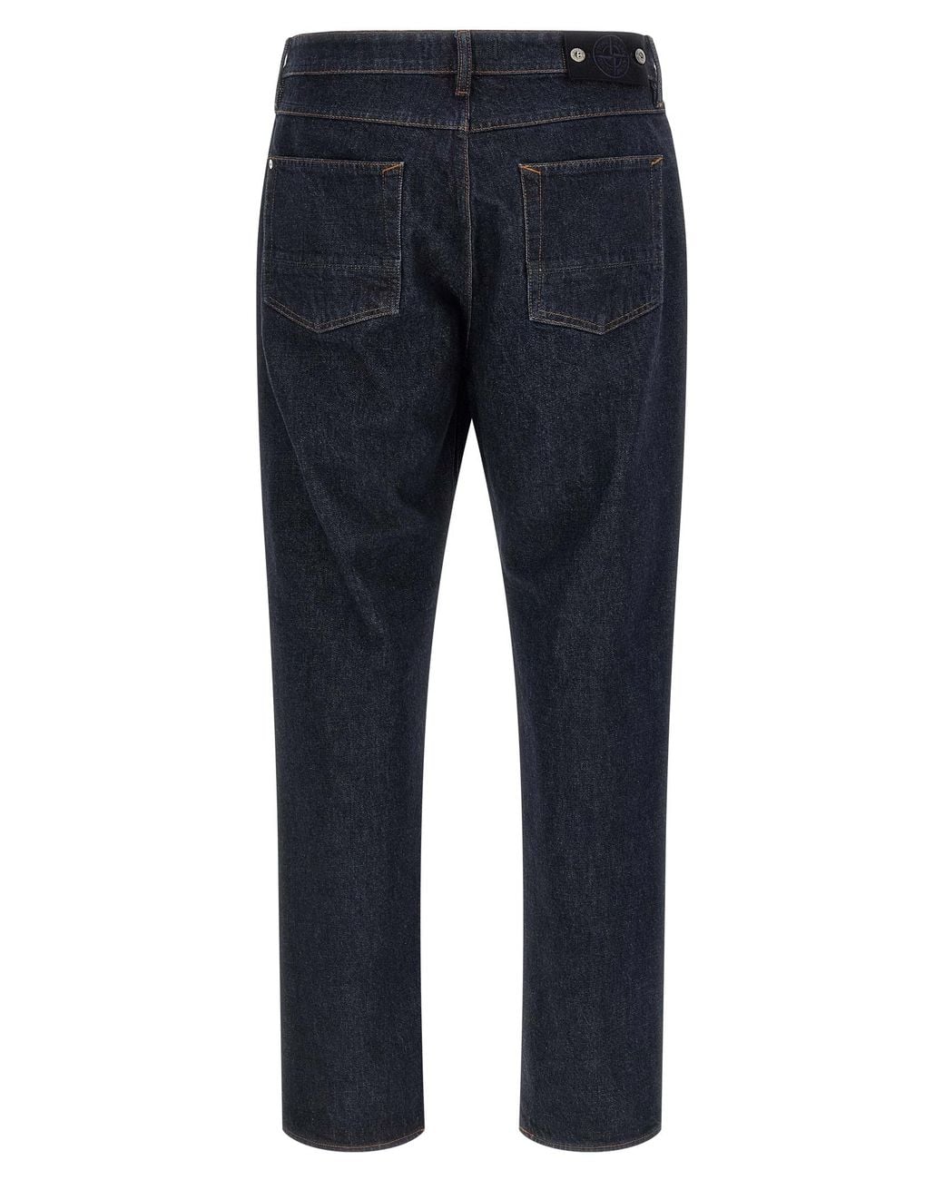 Stone Island Blue Denim Jeans for men
