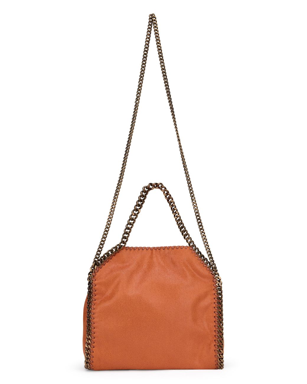 Stella McCartney Brown Mini Shoulder Bag Falabella Polyester Handbags
