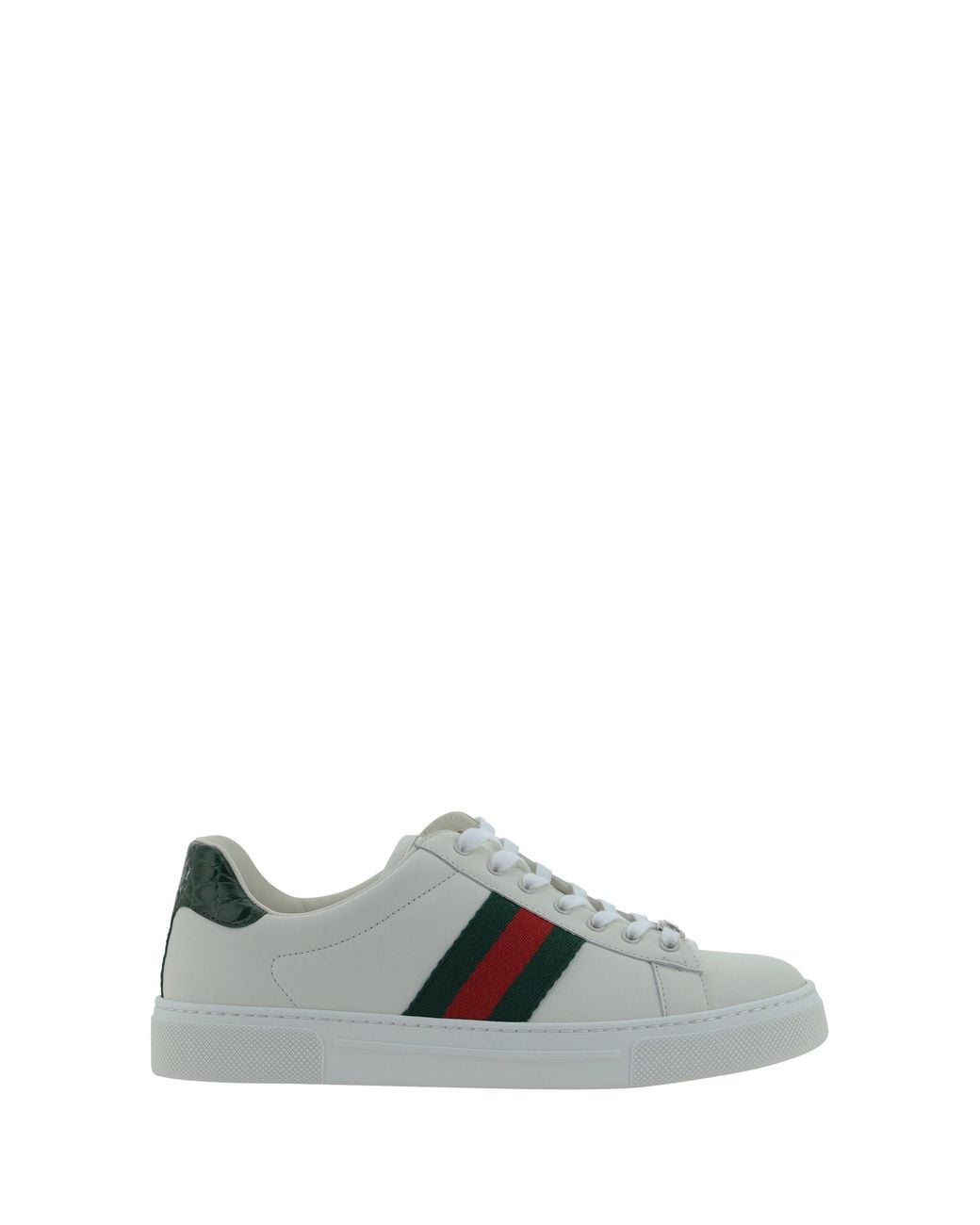 Gucci White Leather Sneakers