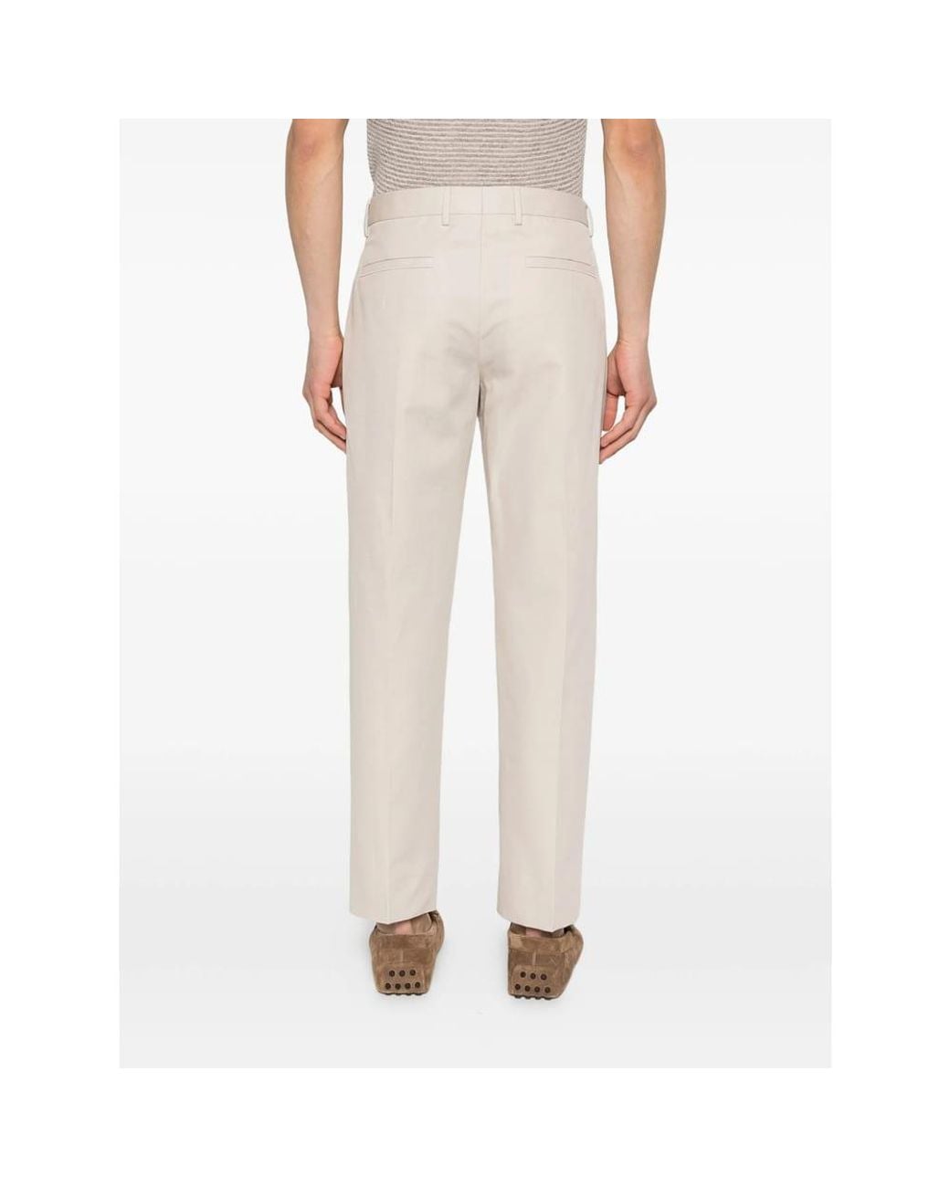 Zegna Natural Neutrals Trousers for men