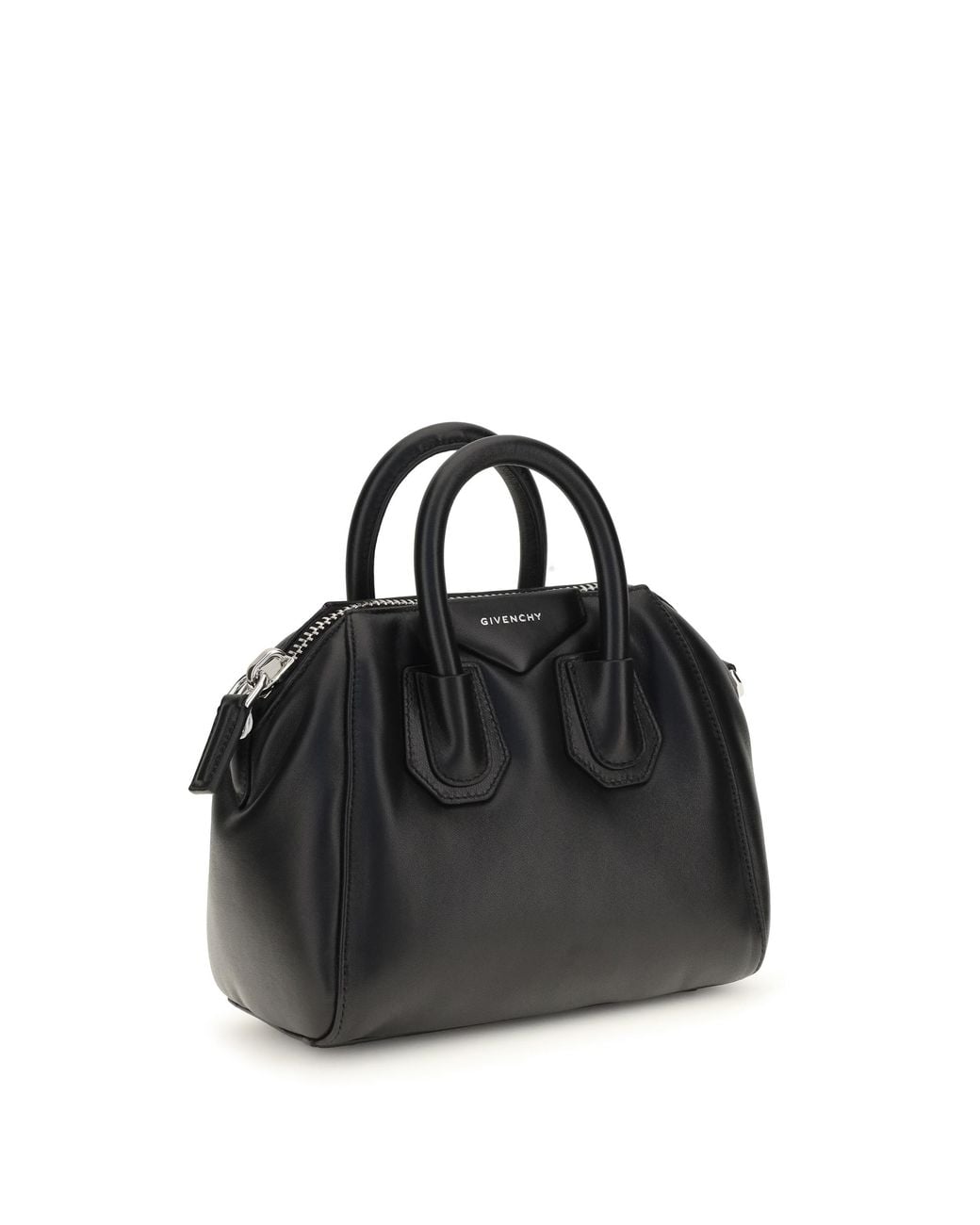 Givenchy Black Handbag Antigona Bomber Mini Lamb Leather Shoulder Bags