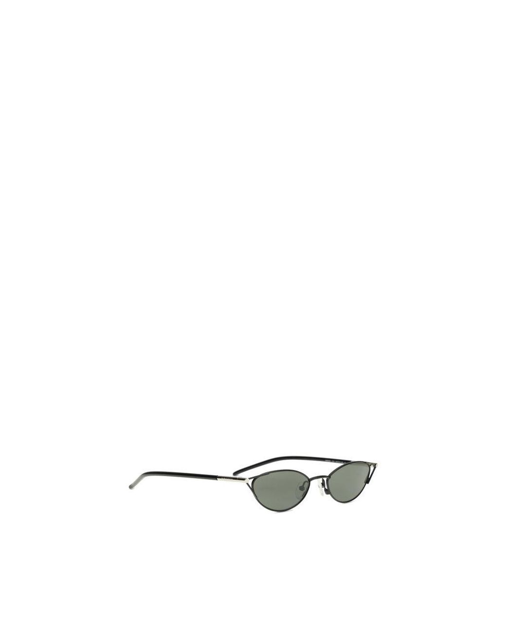 McQueen Green Metal Sunglasses