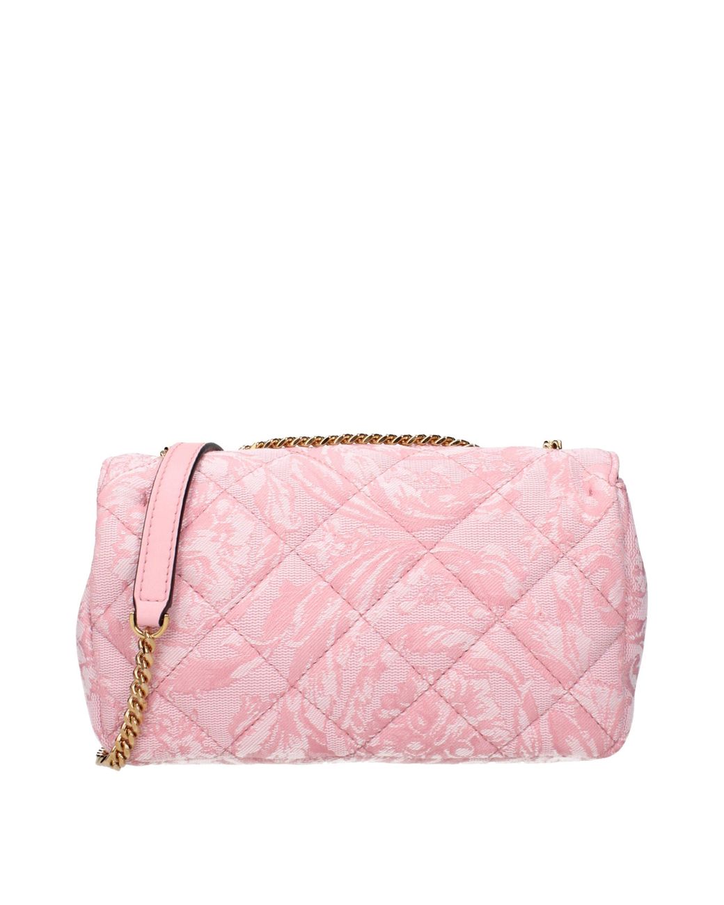 Versace Pink Shoulder Bag Fabric