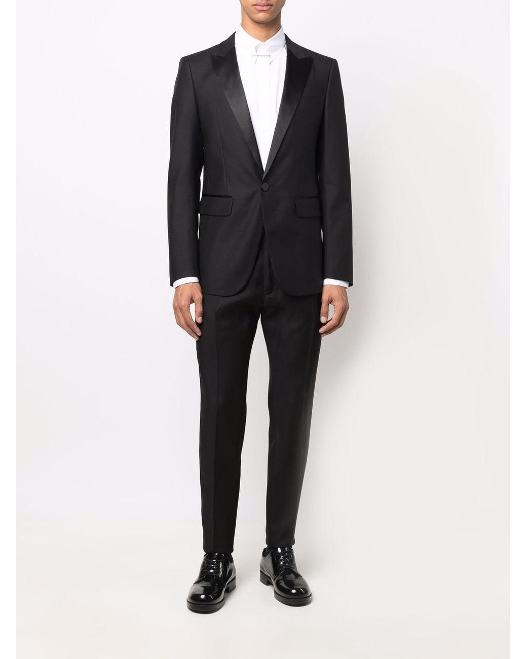 DSquared² Black Suit Berlin Virgin Wool Suits for men