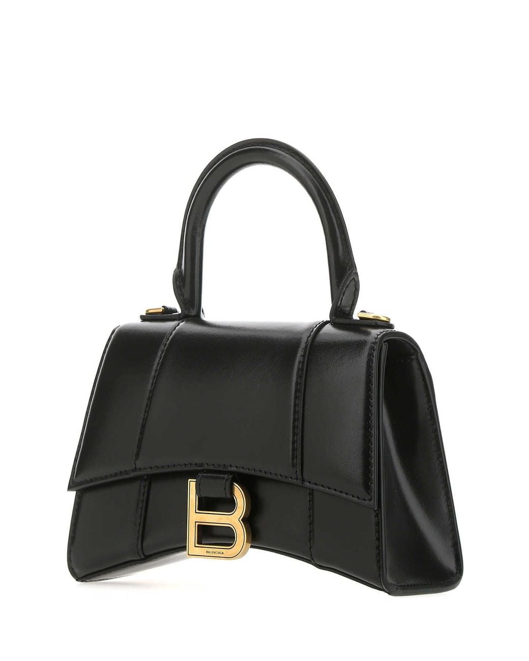 Balenciaga Balenciaga Hourglass Top Handle Bag in Black | Lyst