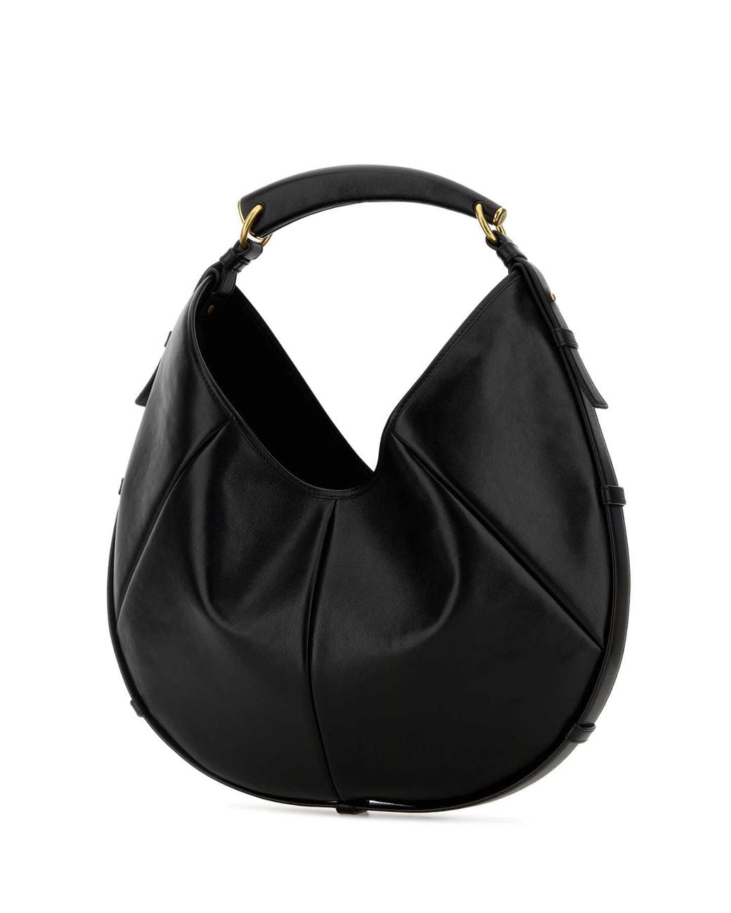 Saint Laurent Black Leather Medium Mombasa Shoulder Bag