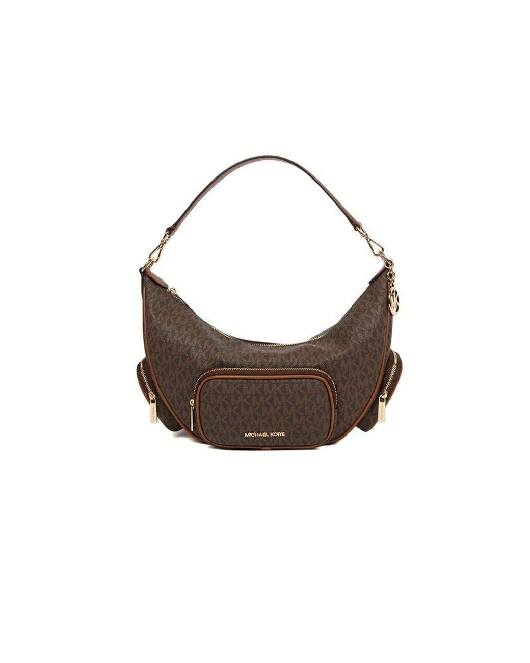Michael Kors Brown Shoulder Bag Leather Shoulder-Bags