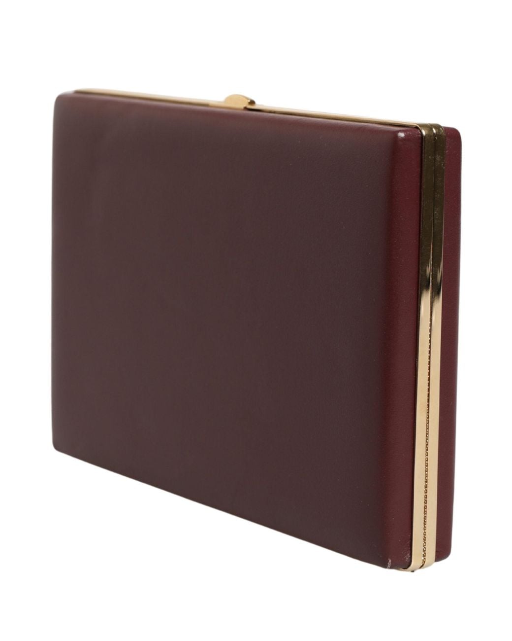 Dolce & Gabbana Purple Calfskin Leather Clutch Evening Purse Bag Calf