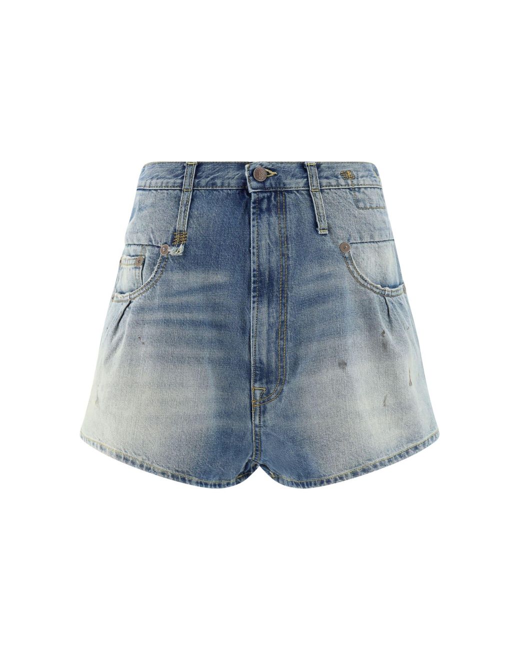 R13 Shorts in Blue Lyst UK