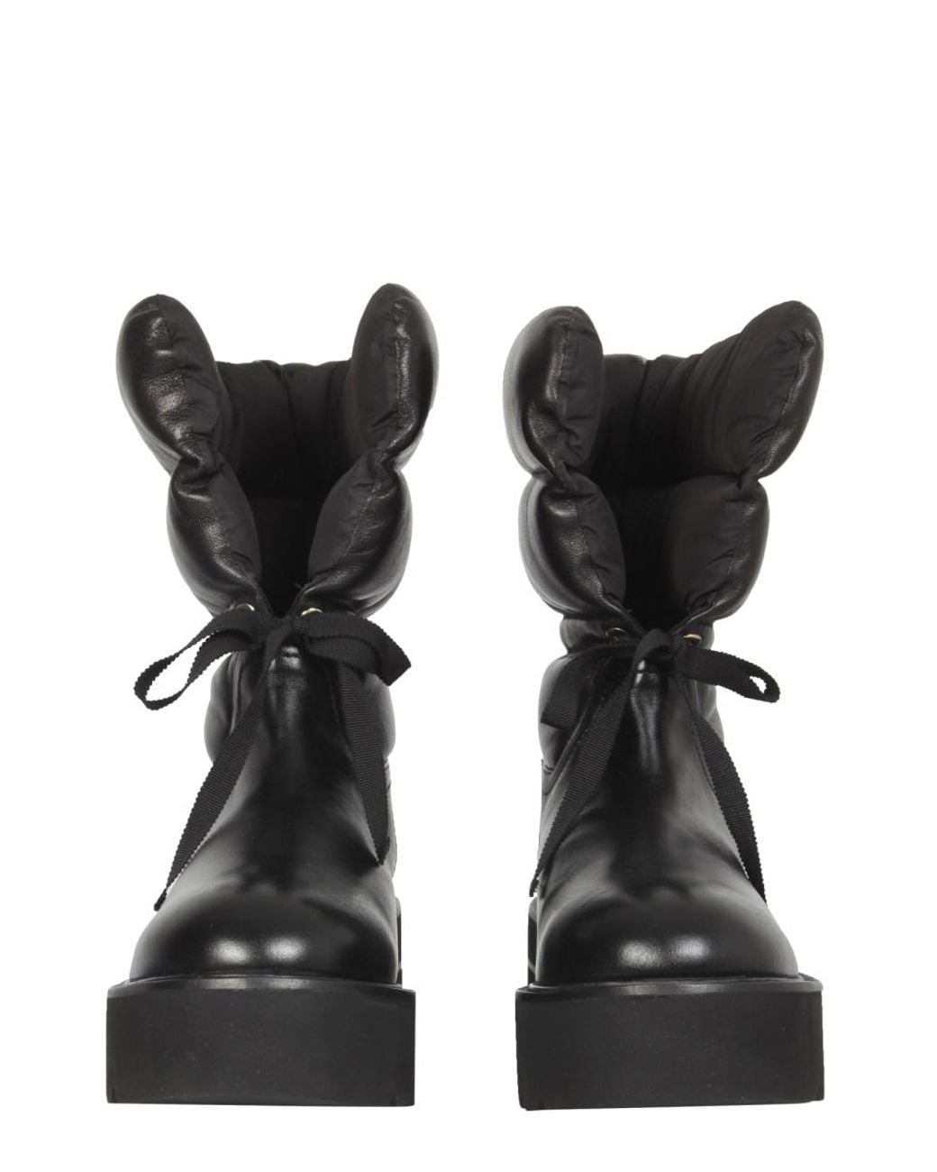 Stuart Weitzman Black Tyler Boots Leather