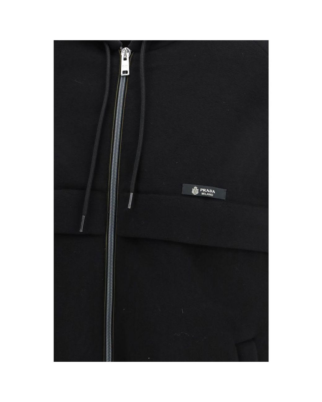 Prada Black Polyester Shell Jacket for men