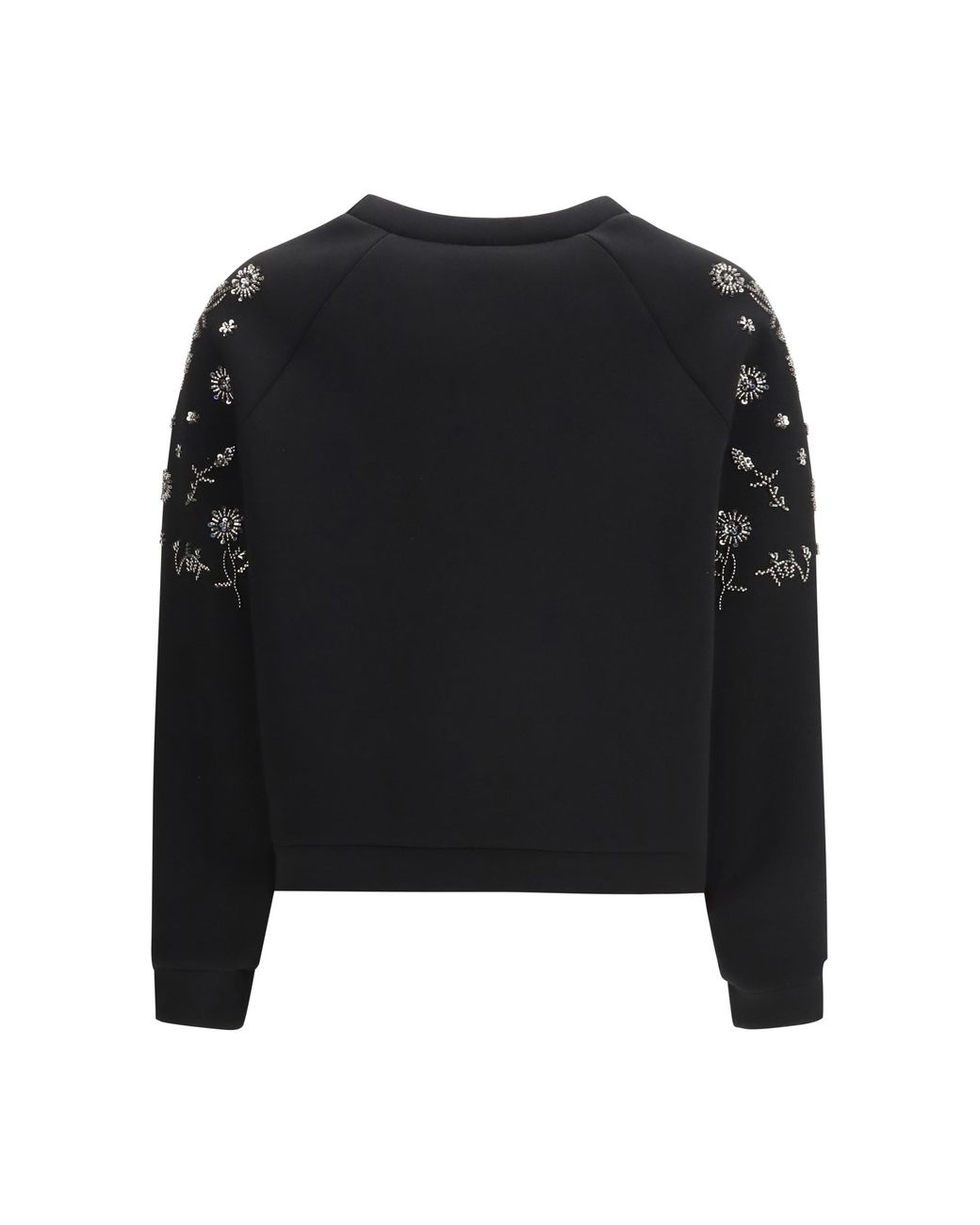 Weekend by Maxmara Black Tema Sweatshirt Polyester; Viscose; Elastane Sweater