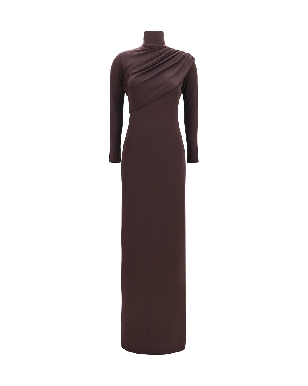 Courreges Purple Dress Twist Viscose