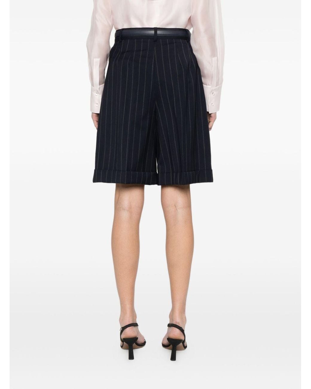 Max Mara Blue 'Era' Bermuda Shorts