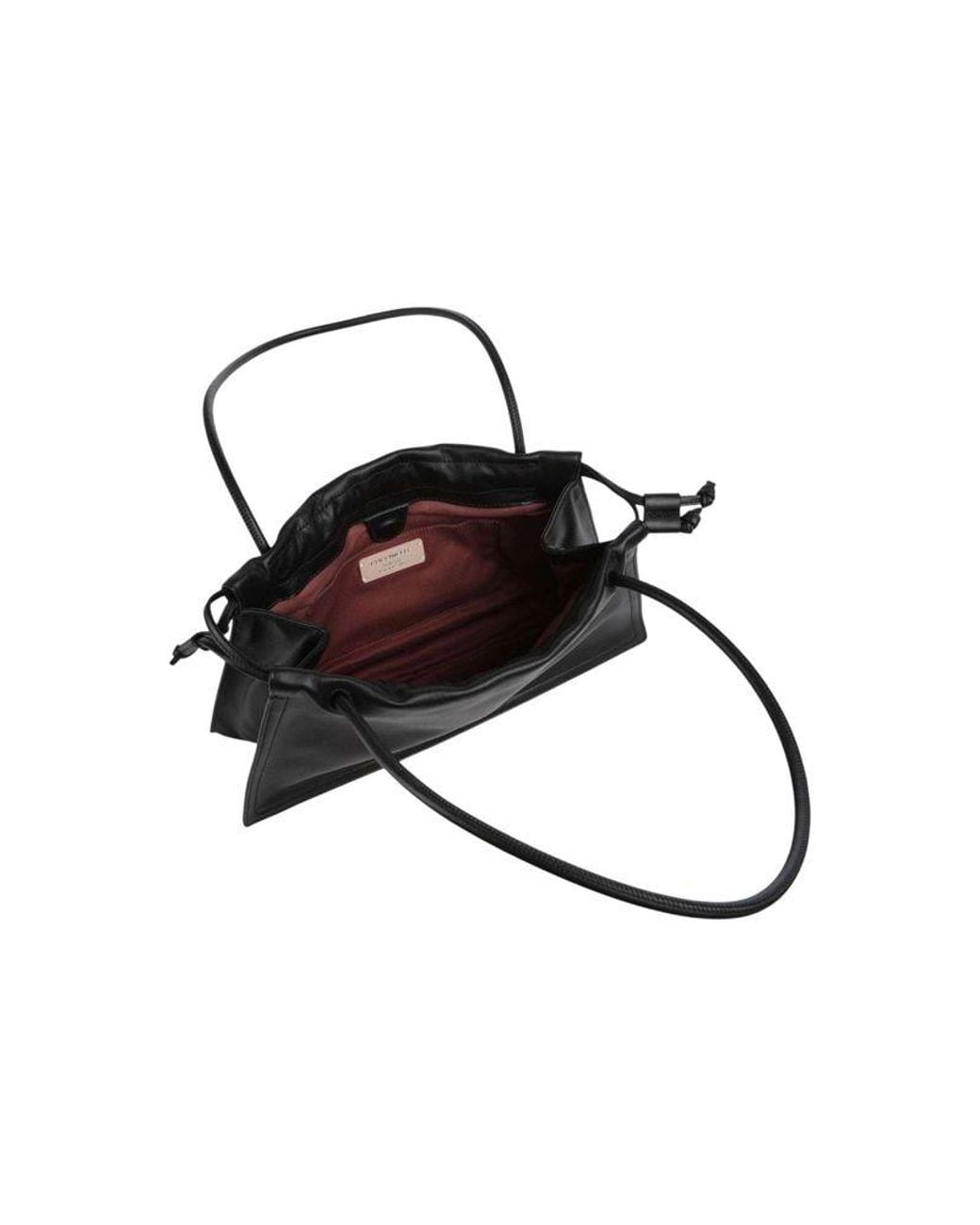 Coccinelle Black Hobo Bag Smooth Leather