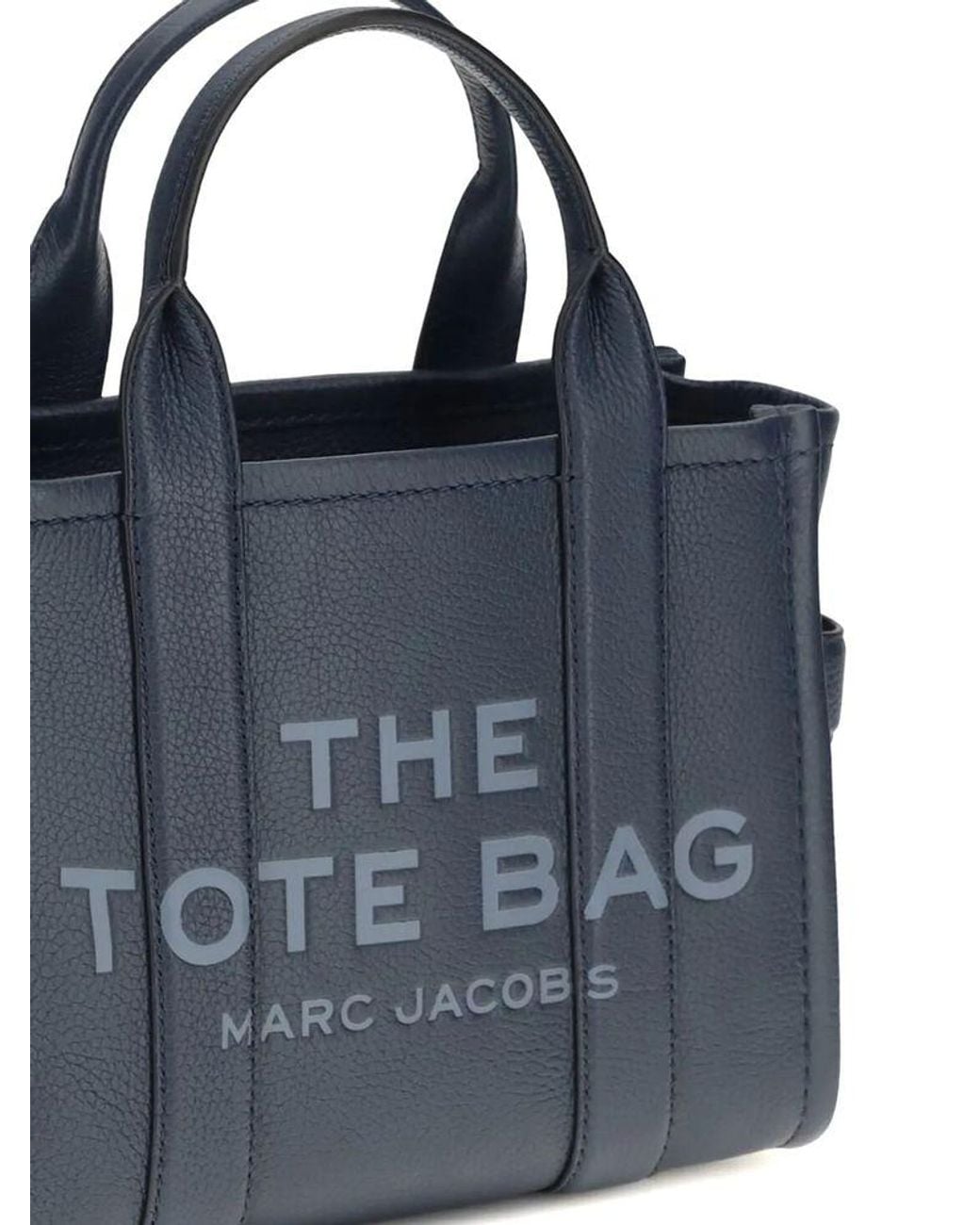 Marc Jacobs Blue Tote Bag Cow Leather Tote-Bags