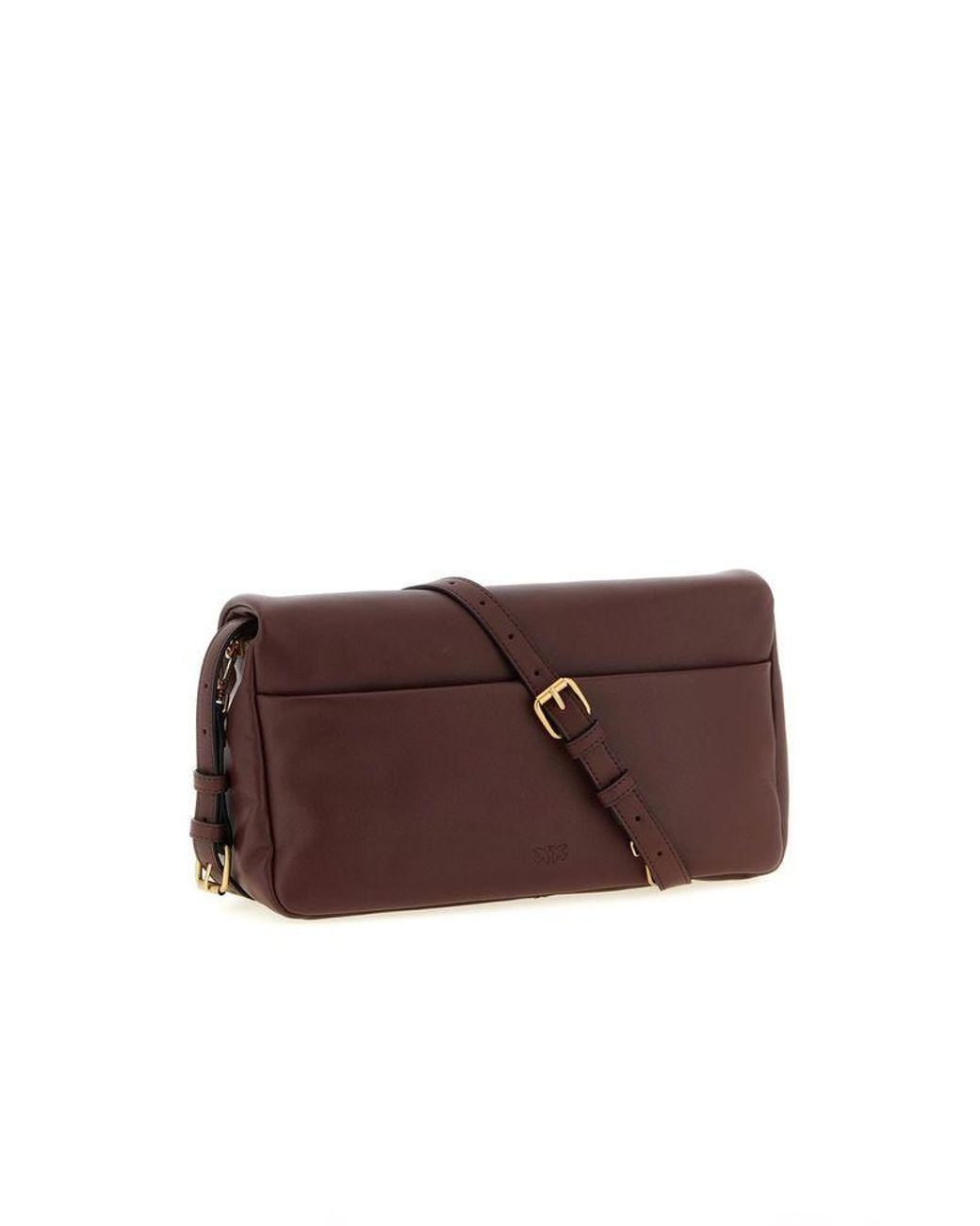 Pinko Brown Crossbody Bag Lamb Leather Crossbody-Bags