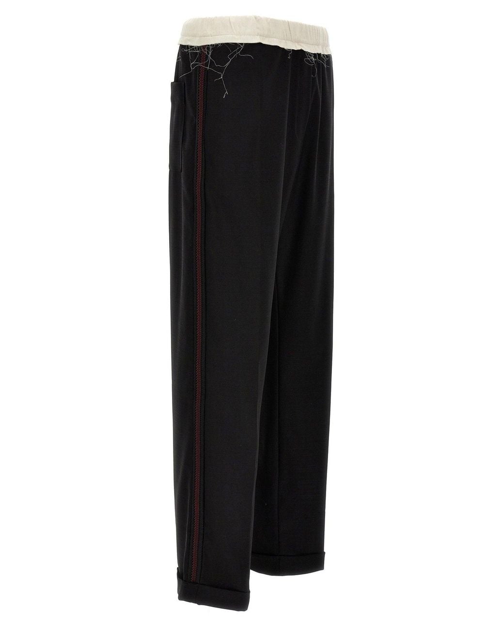 Wales Bonner Black Seine Trousers for men