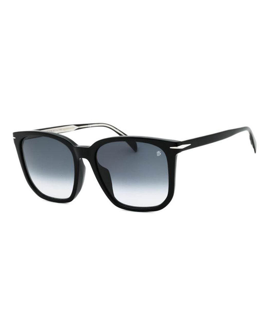 David Beckham Blue David Beckham Square Full Rim Sunglasses for men