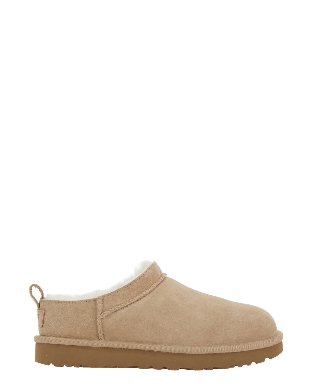 Ugg Brown Boots W Classic Micro With Minimal Design