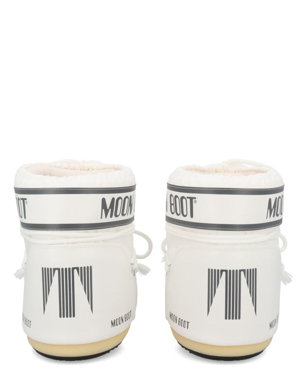 Moon Boot White Icon Low Boots Polyamide Polyvinyl Chloride
