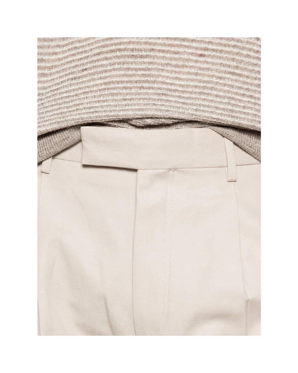Zegna Natural Neutrals Trousers for men