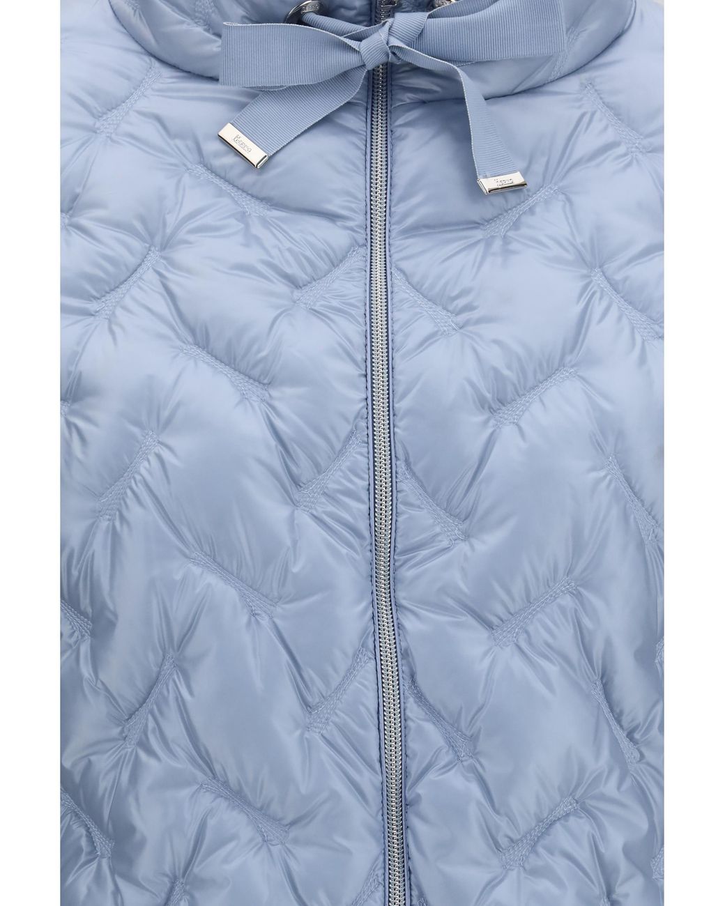 Herno Blue Midi Down Jacket