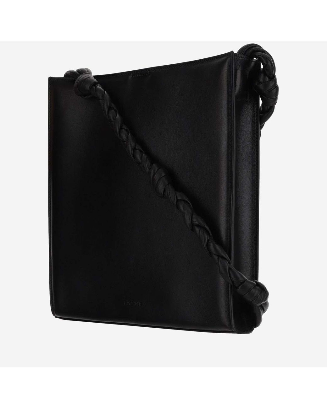 Jil Sander Black Medium Tangle Bag Leather Satchels & Cross Body