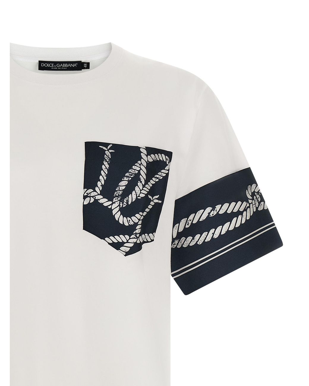 Dolce & Gabbana White 'Marina' T-Shirt for men