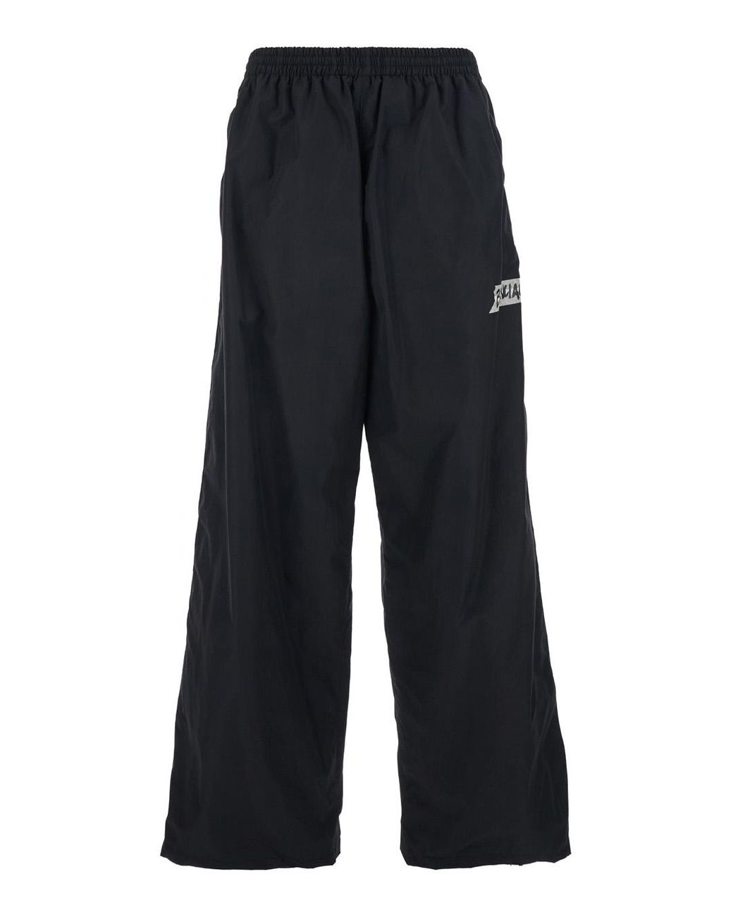Balenciaga Blue Pants Cotton-Blend Trousers for men