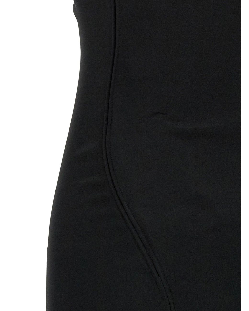 Victoria Beckham Carla Dress in Black | Lyst