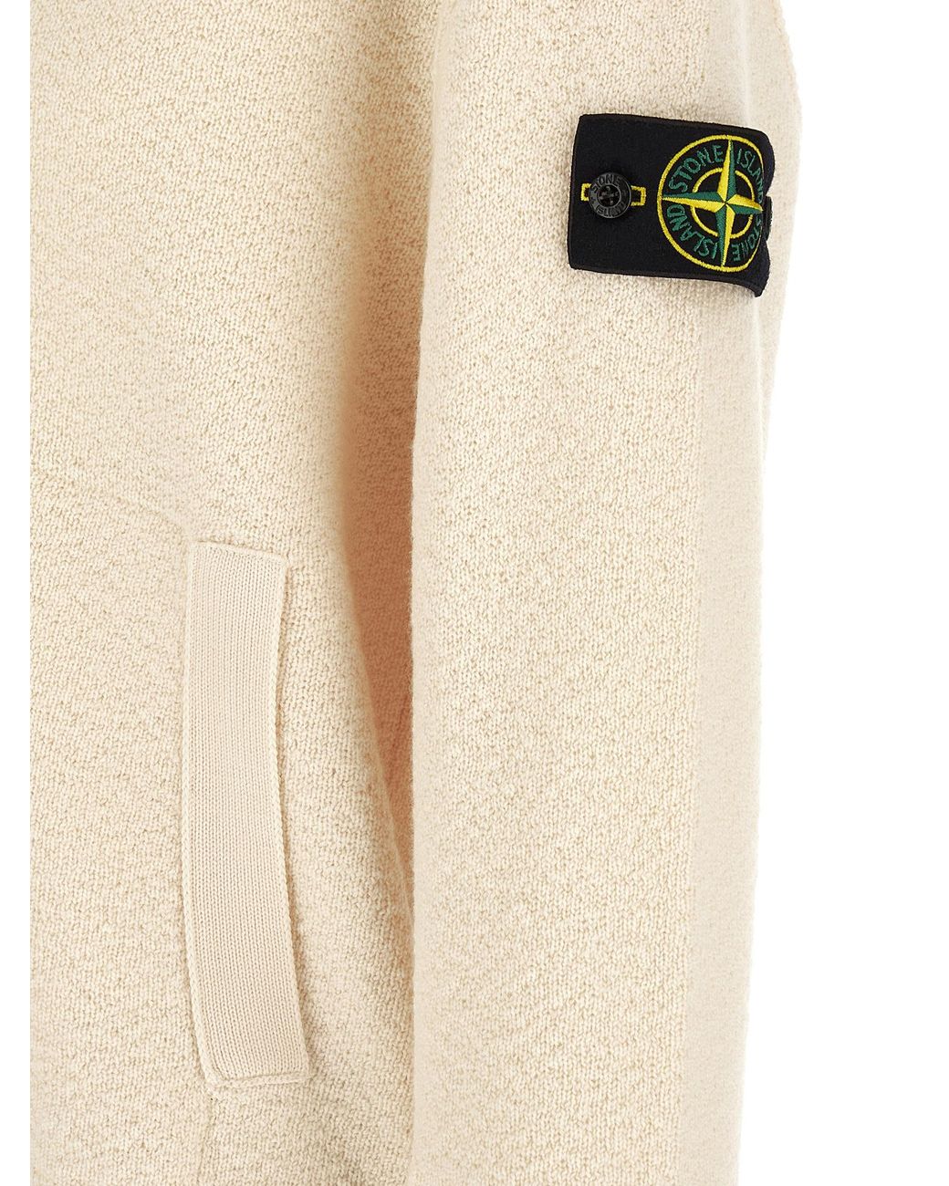 Stone Island Natural '5100010' Cardigan for men