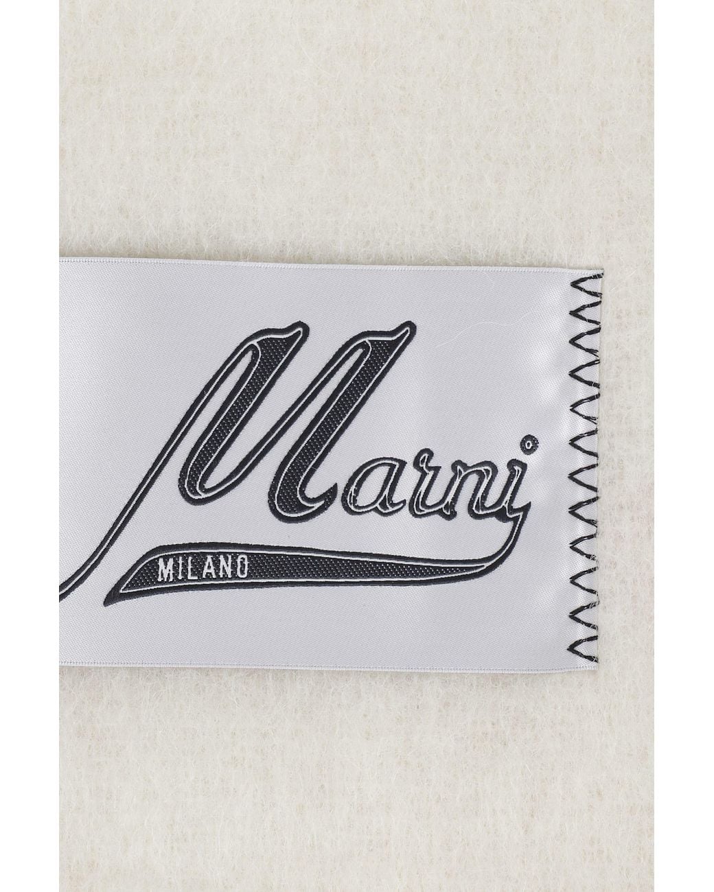 Marni White Sciarpa