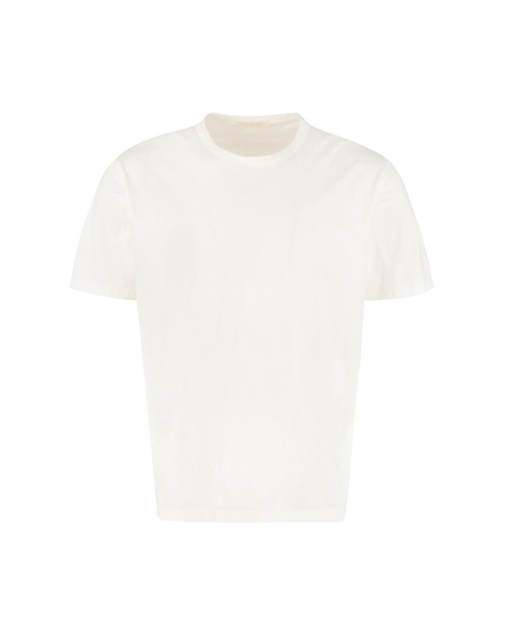 Our Legacy White T-Shirt New Box Cotton Crew-Neck T-Shirts for men