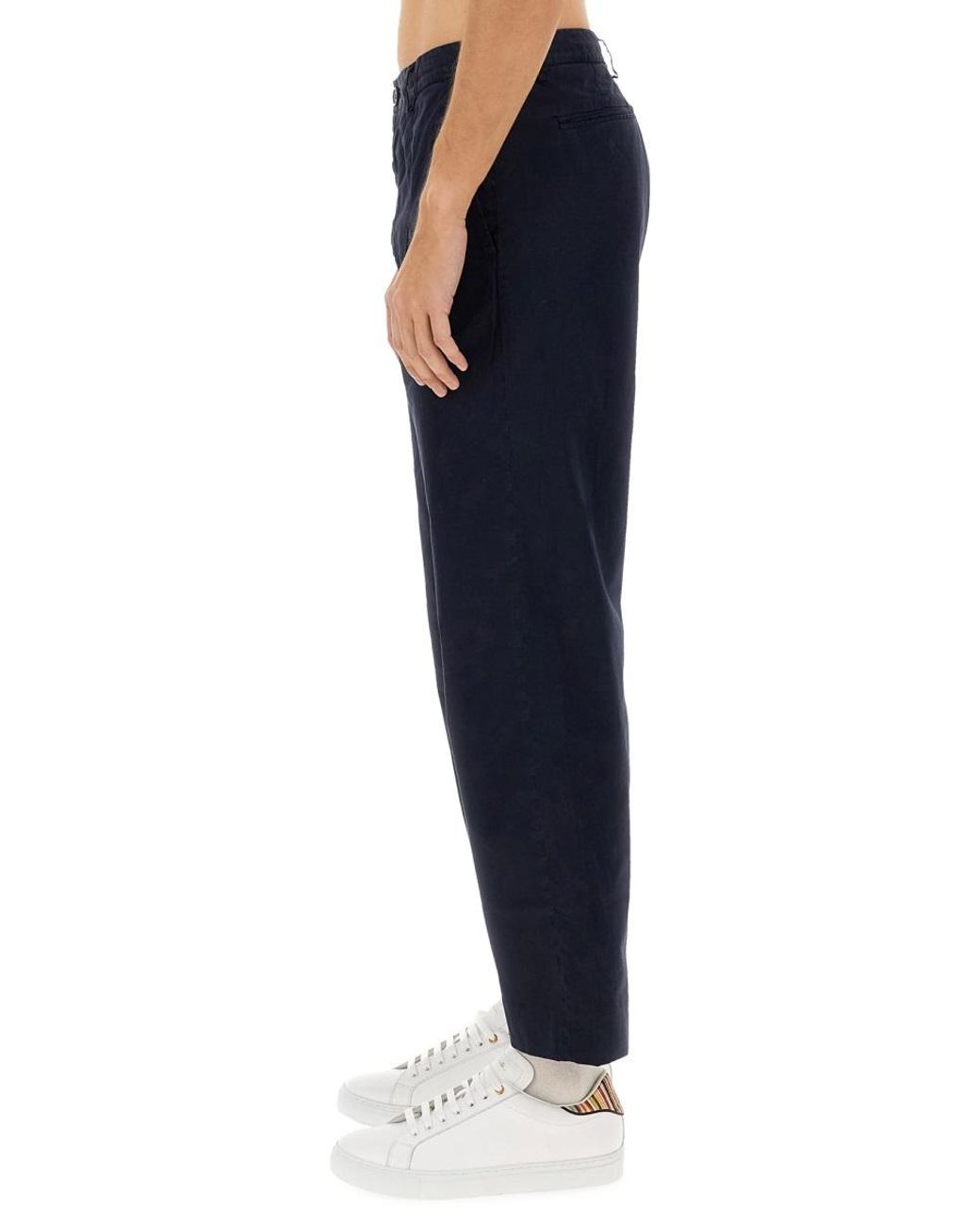 Paul Smith Blue Ps Paul Smith Cotton Trousers for men