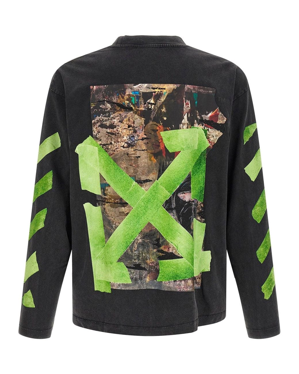 Off-White c/o Virgil Abloh Black Bacco Arrow Skate Long-Sleeve T-Shirt for men