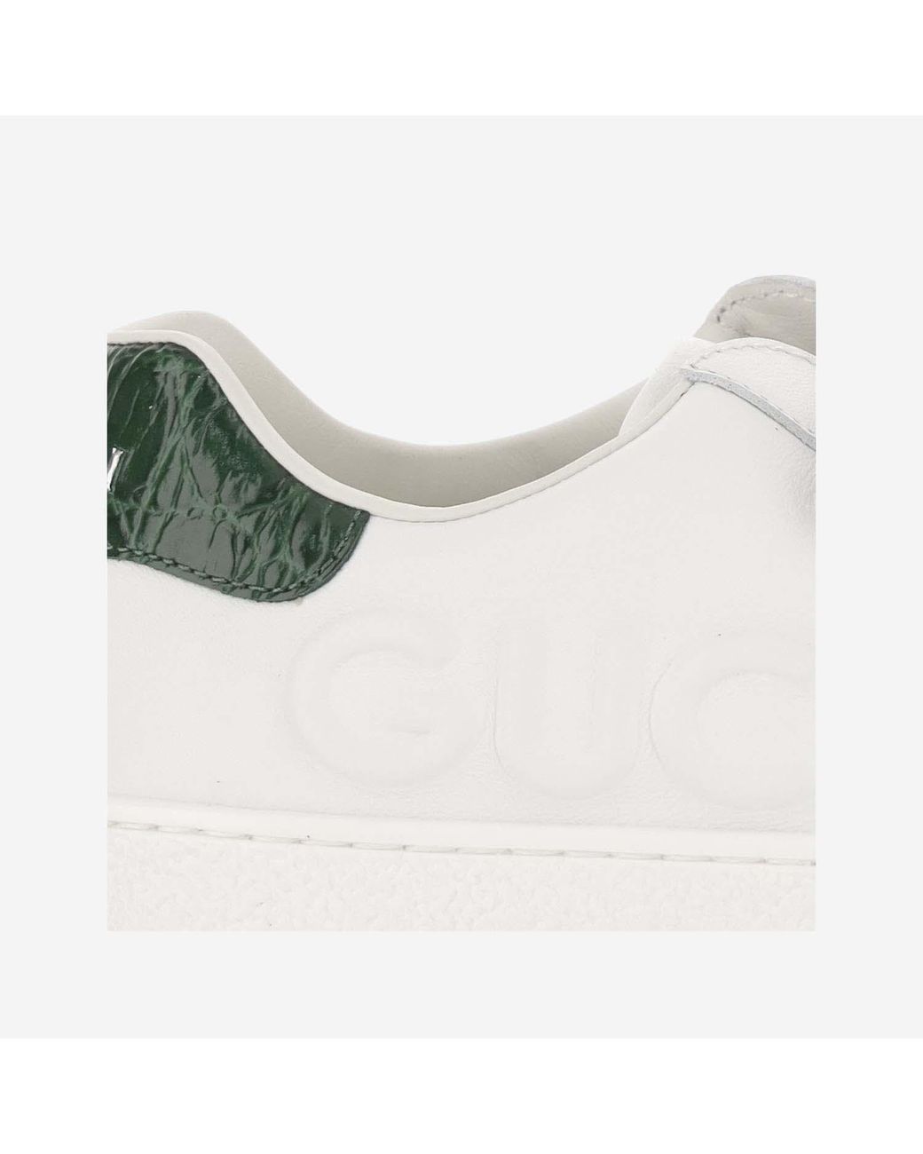 Gucci White Sneakers Ace Leather Trainers for men