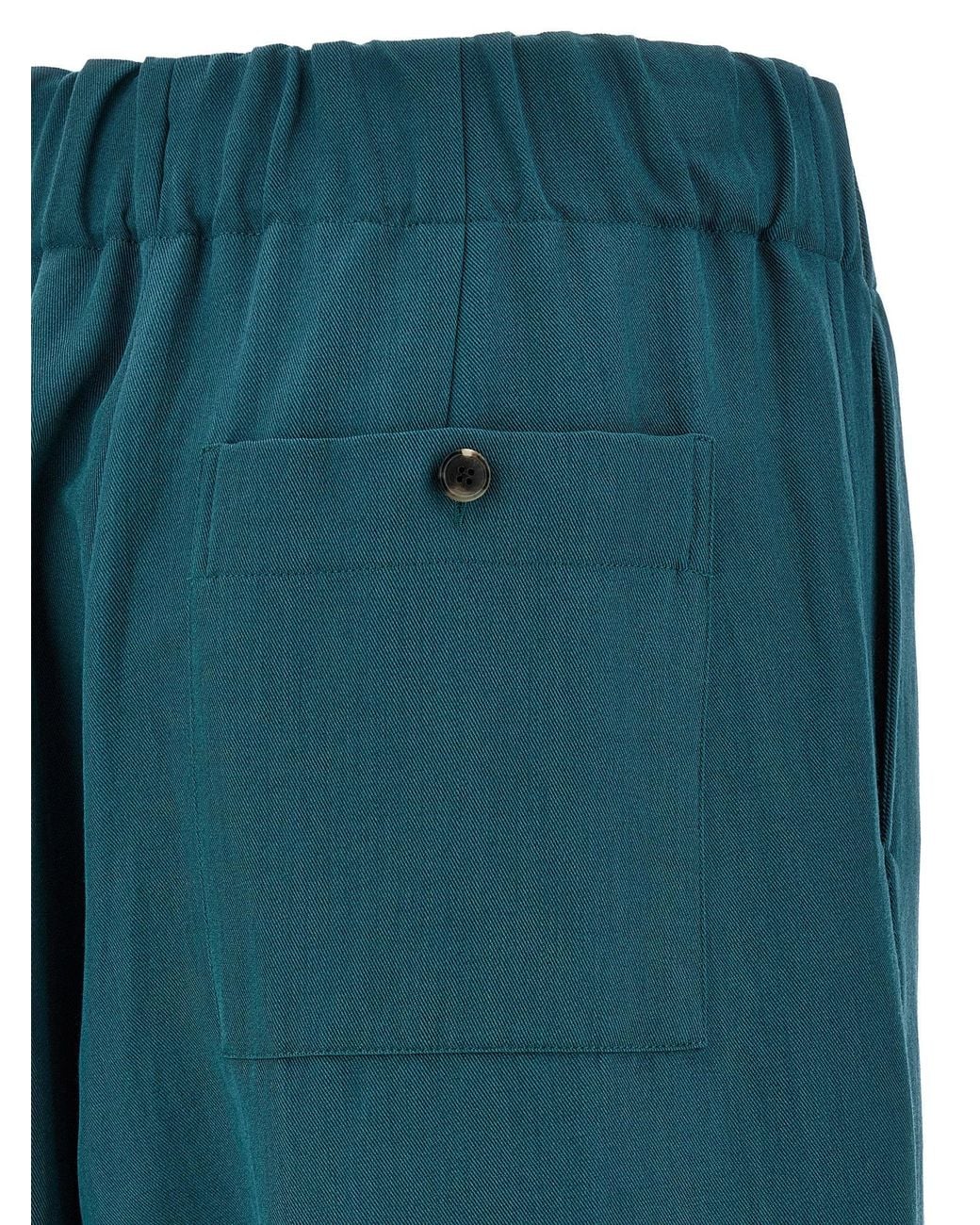 Dries Van Noten Blue 'Pila' Pants