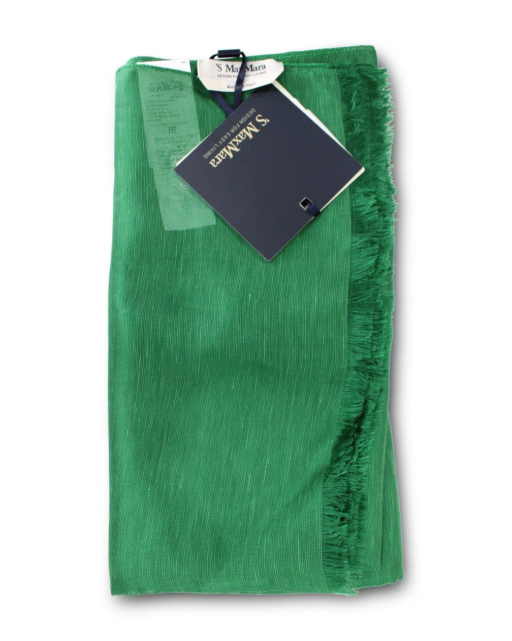 Max Mara Green Scarfs Linen