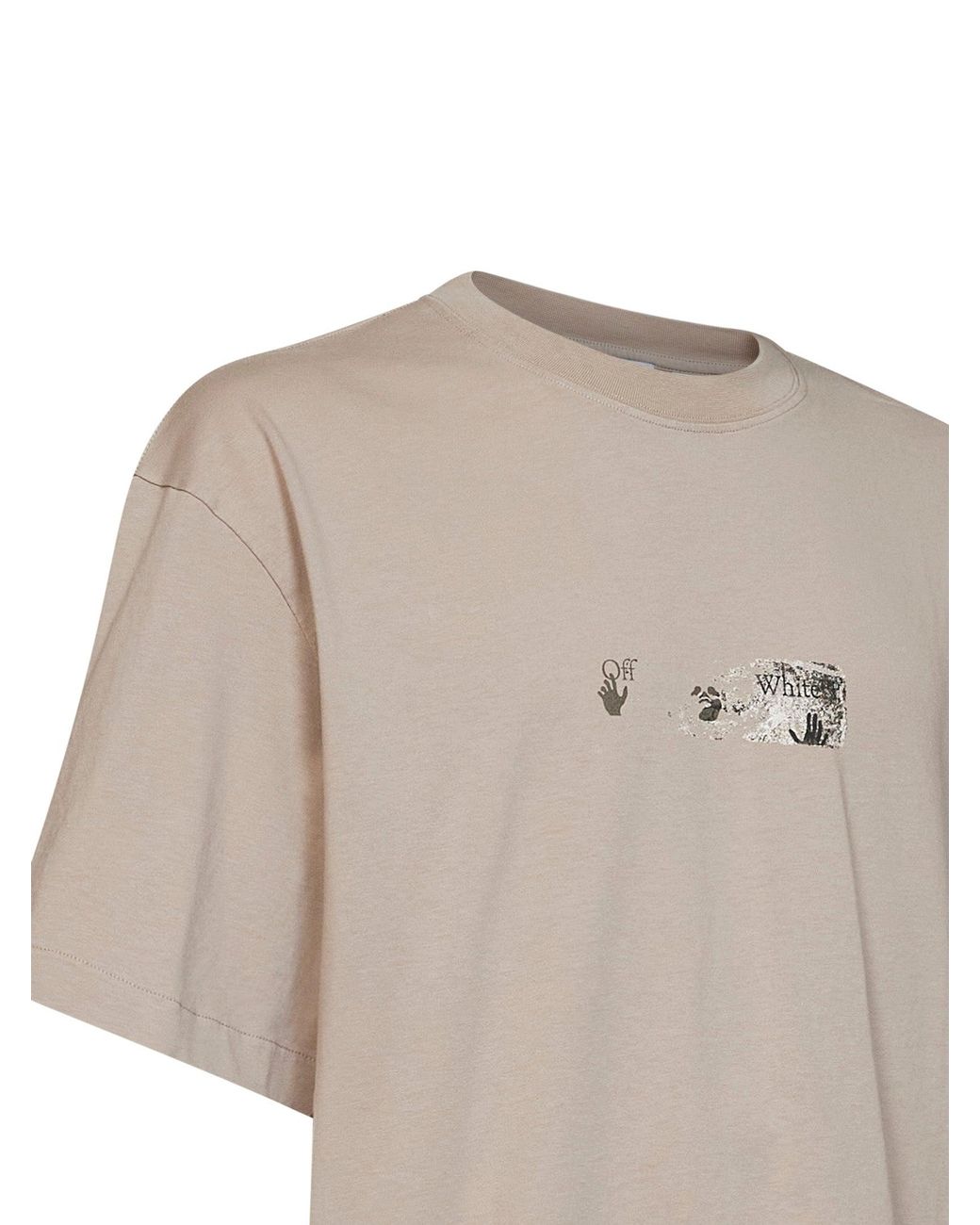 Off-White c/o Virgil Abloh White Cotton Jersey Spices Arrow Skate T-Shirt for men