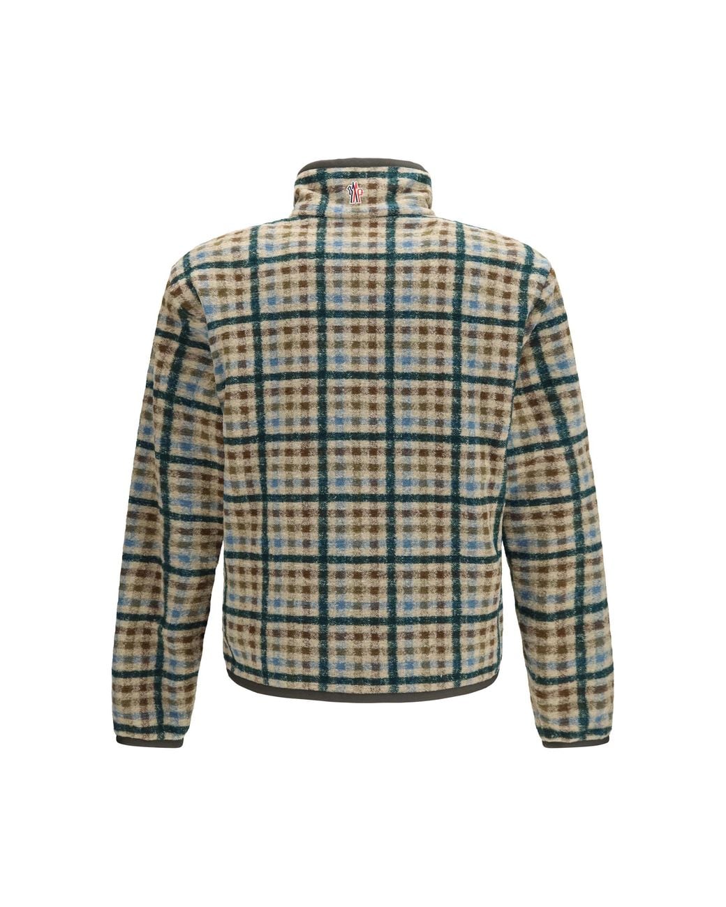 Moncler Natural Reversible Teddy Fleece Sweatshirt Acrylic Sweater for men