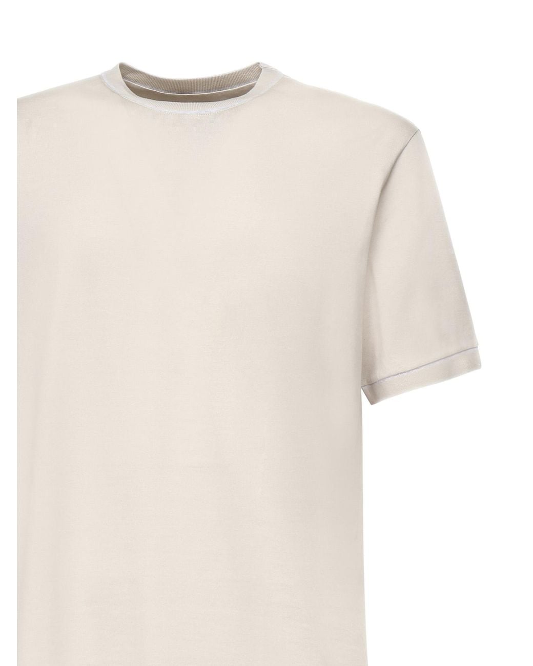 Eleventy White Cotton T-Shirt for men